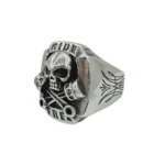 Bague biker tête de mort - ring