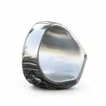 Bague biker turquoise