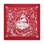 Bandana navire pirate - Rouge