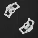 Bandana tête de mort biker - Crânes fragmentés