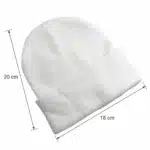 Bonnet brodé tête de mort noir