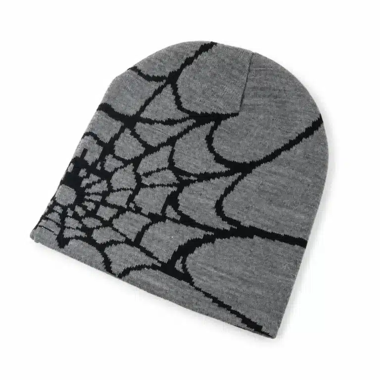 Bonnet toile d'araignée streetwear - Gris noir China Mainland