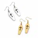 Boucles d'oreilles cercueil