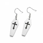 Boucles d'oreilles cercueil