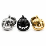 Boucles d'oreilles citrouille Halloween