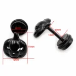 Boucles d'oreilles citrouille Halloween