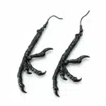 Boucles d'oreilles griffe de corbeau