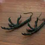 Boucles d'oreilles griffe de corbeau