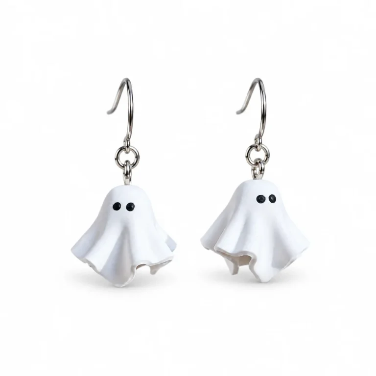 Boucles d'oreilles petit fantôme - 1 pair