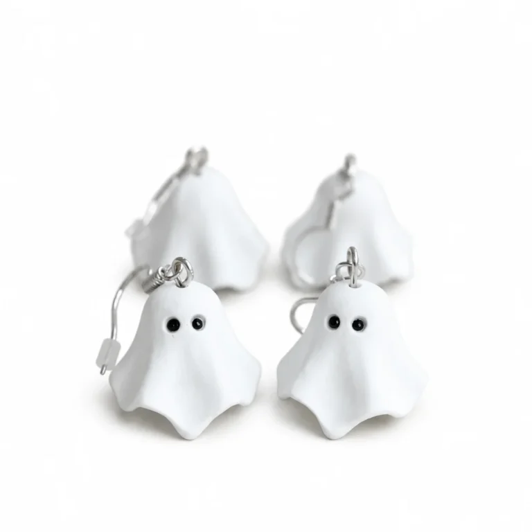 Boucles d'oreilles petit fantôme