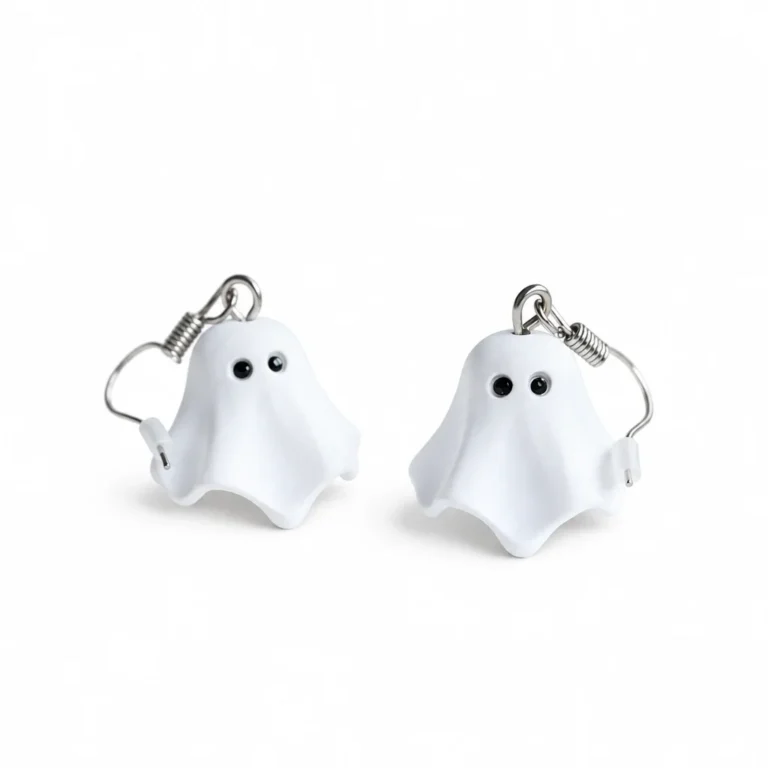 Boucles d'oreilles petit fantôme