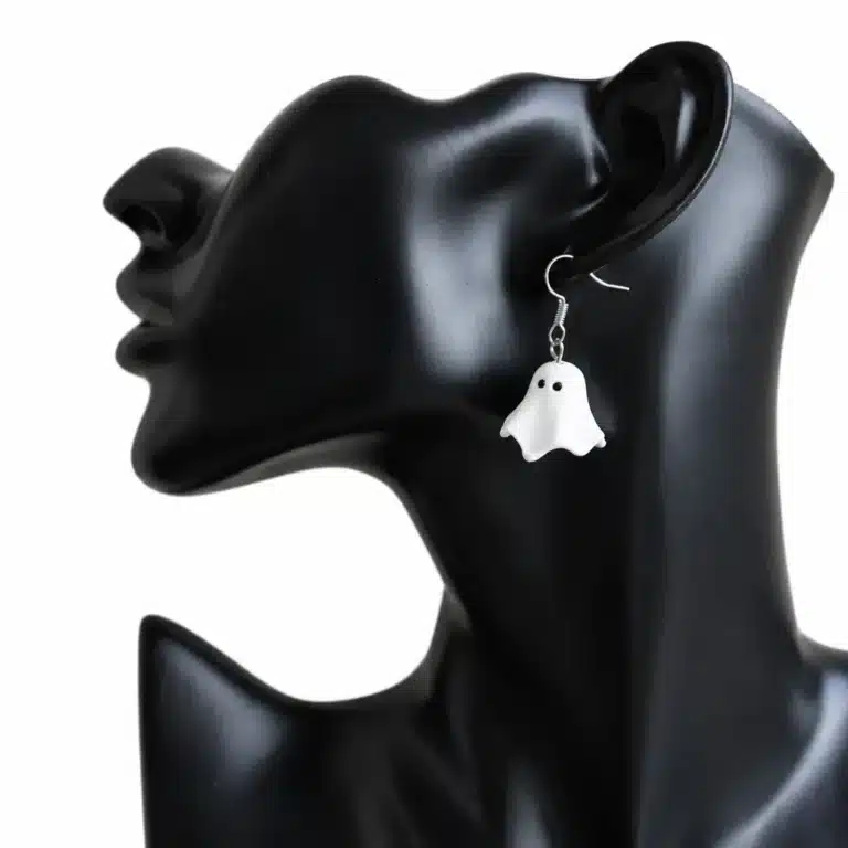 Boucles d'oreilles petit fantôme