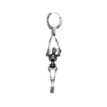 Boucles d'oreilles squelette pendantes