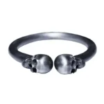 Bracelet double tête de mort