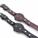 Bracelet motard cuir homme