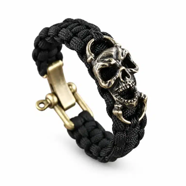 Bracelet paracorde crâne de démon