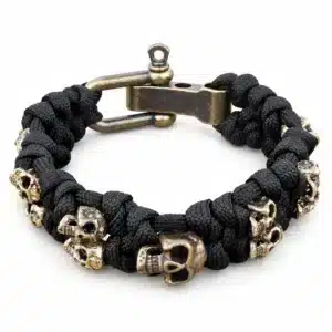 Bracelet paracorde tête de mort