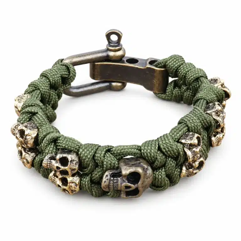 Bracelet paracorde tête de mort
