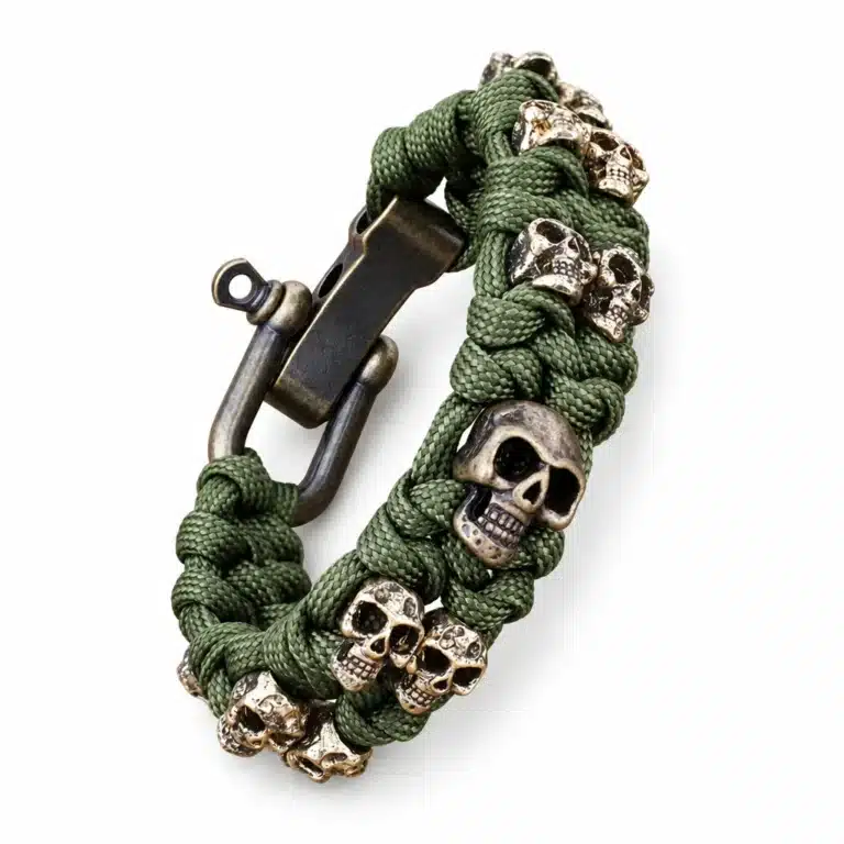 Bracelet paracorde tête de mort