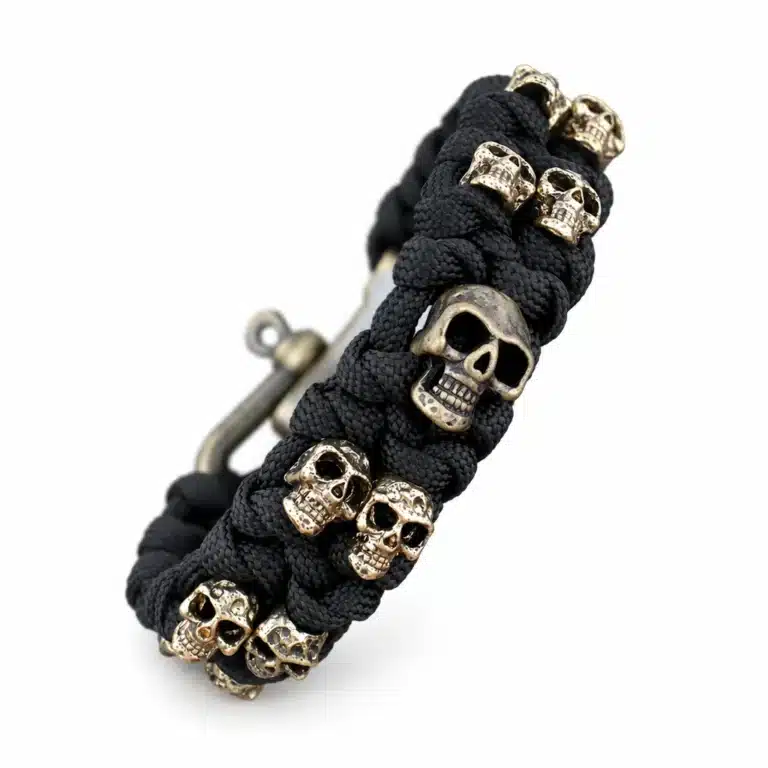 Bracelet paracorde tête de mort