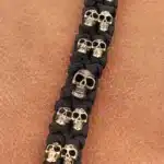 Bracelet paracorde tête de mort