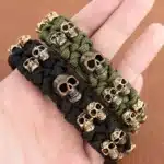 Bracelet paracorde tête de mort