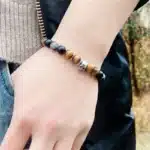Bracelet perles tête de mort