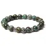 Bracelet perles tête de mort - 19CM Turquoise China Mainland