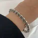 Bracelet tête de mort femme