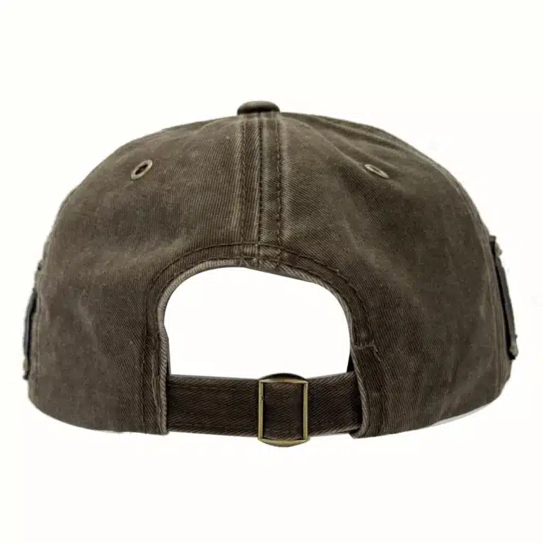 Casquette biker tête de mort vintage