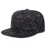 Casquette motif gris tête de mort - black