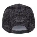 Casquette motif gris tête de mort