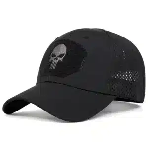 Casquette Punisher tête de mort - Noir