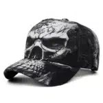 Casquette tête de mort homme - Crâne noir