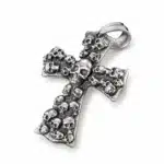 Collier croix gothique homme