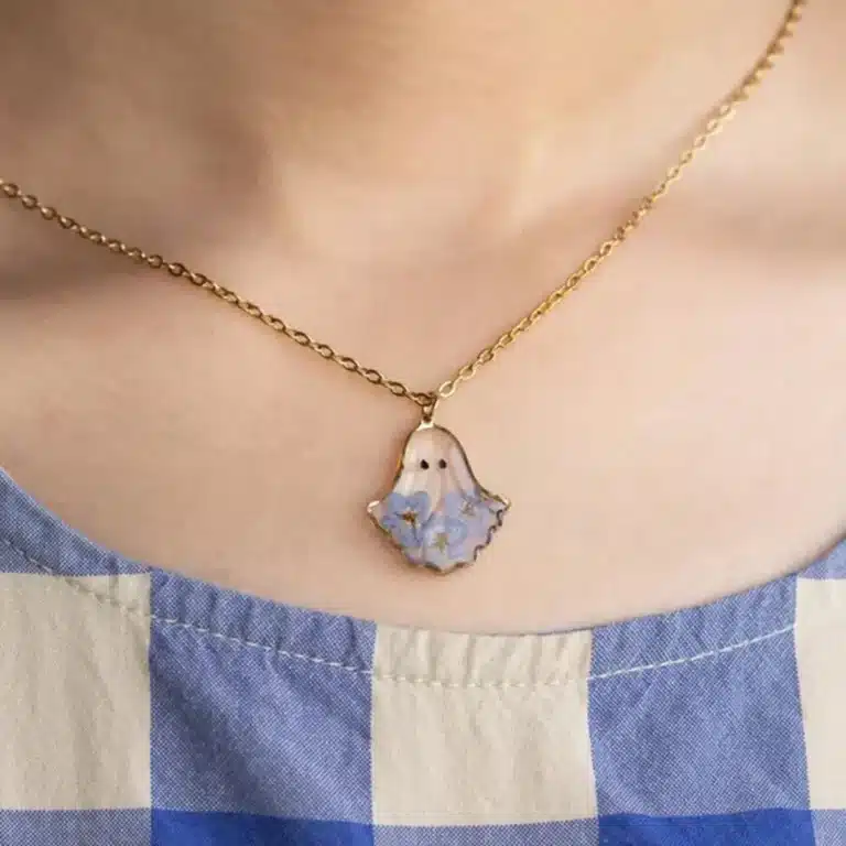 Collier fantôme mignon halloween