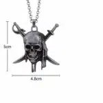 Collier tête de mort Jack Sparrow