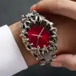 Montre gothique homme flamme