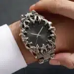 Montre gothique homme flamme