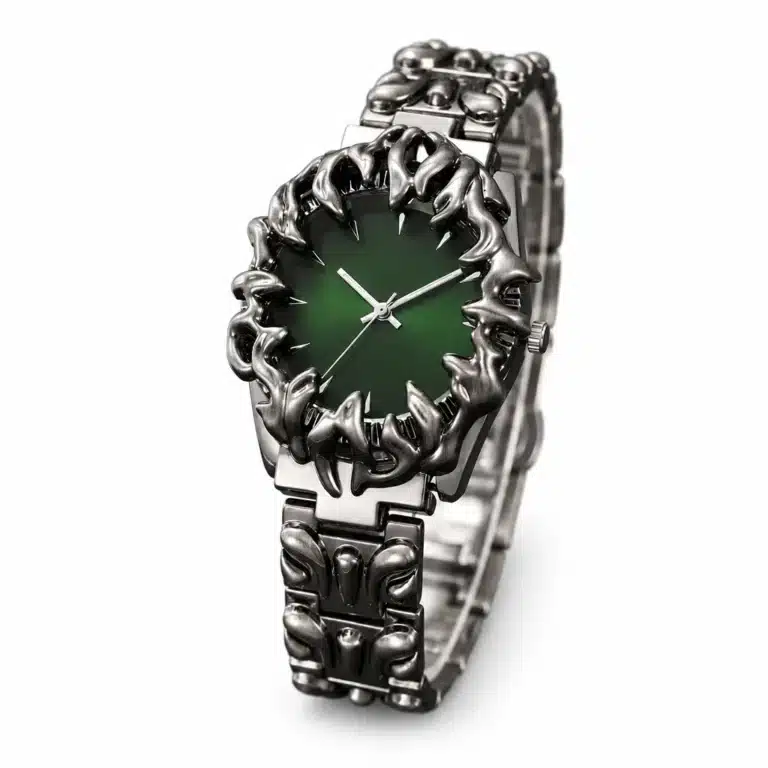 Montre gothique homme flamme