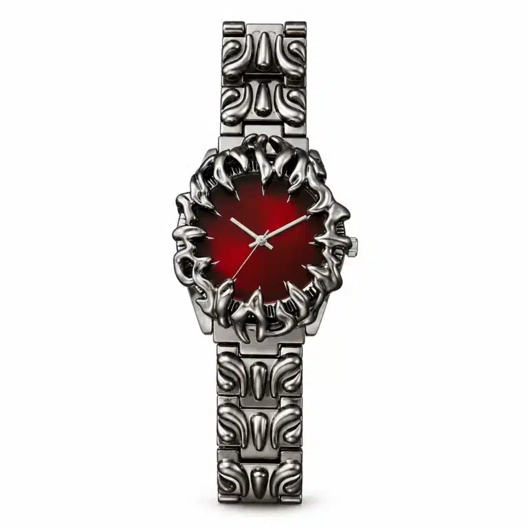Montre gothique homme flamme