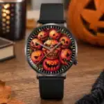 Montre originale Halloween citrouille