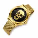 Montre tête de mort bracelet milanais