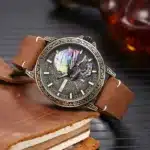 Montre tête de mort rétro homme