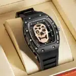 Montre tête de mort sport homme