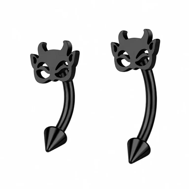 Piercing arcade Halloween démon - 8 mm Démon noir 2