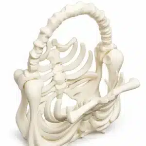 Sac à main squelette 3D