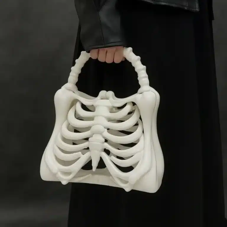 Sac à main squelette 3D