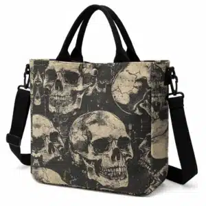 Sac à main tête de mort vintage