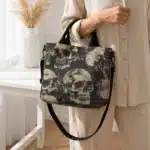 Sac à main tête de mort vintage